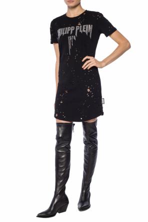 Long t-shirt with rips, zdjęcie 2 Long t-shirt with rips od Philipp Plein